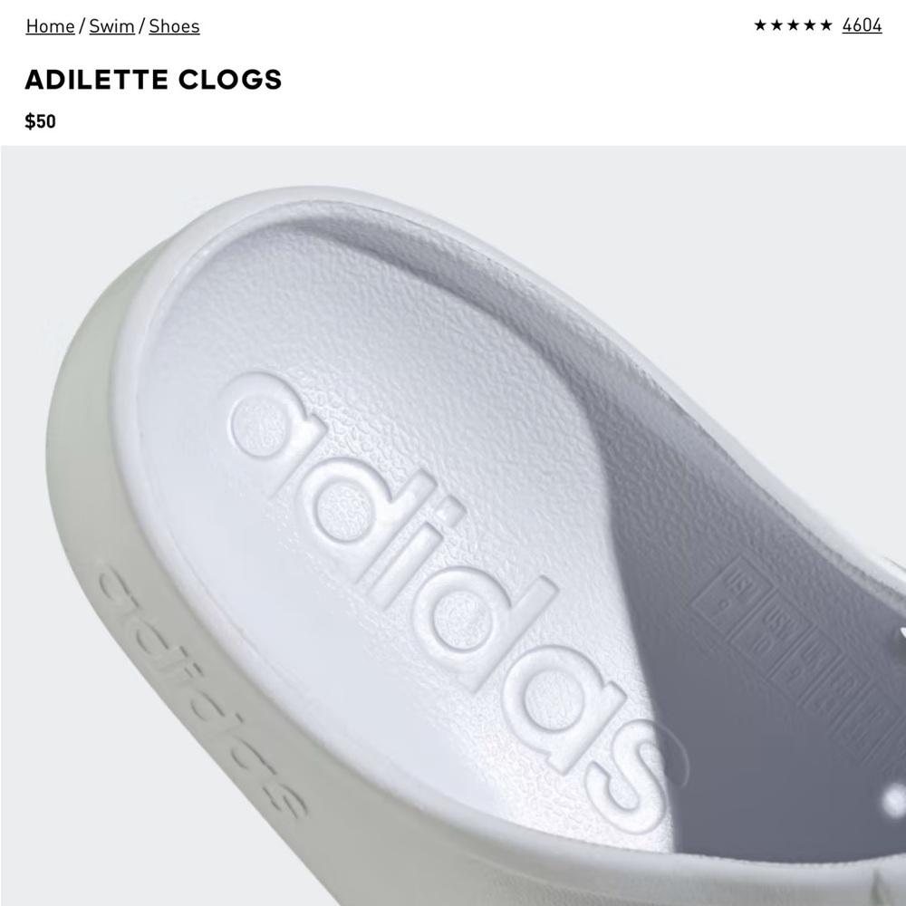 Adidas NIB Unisex Adilette Clog FY8970                     Womens 8 (Men’s 7) - Picture 11 of 12